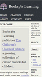 Mobile Screenshot of booksforlearning.com.au