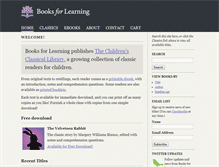 Tablet Screenshot of booksforlearning.com.au